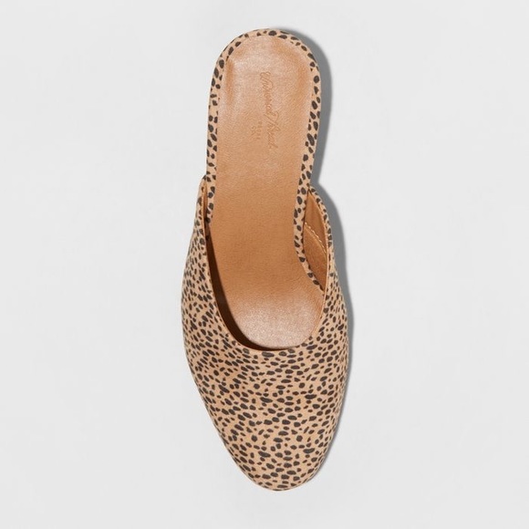Women Block Mule Animal Print Microsuede Heel NWOT - Picture 3 of 4